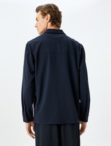 Koton Regular fit Tussenjas in Blauw