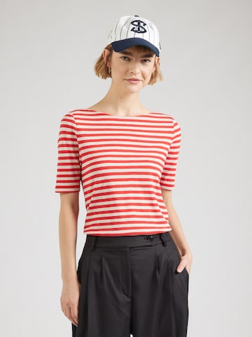 T-shirt Marc O'Polo en rouge : devant