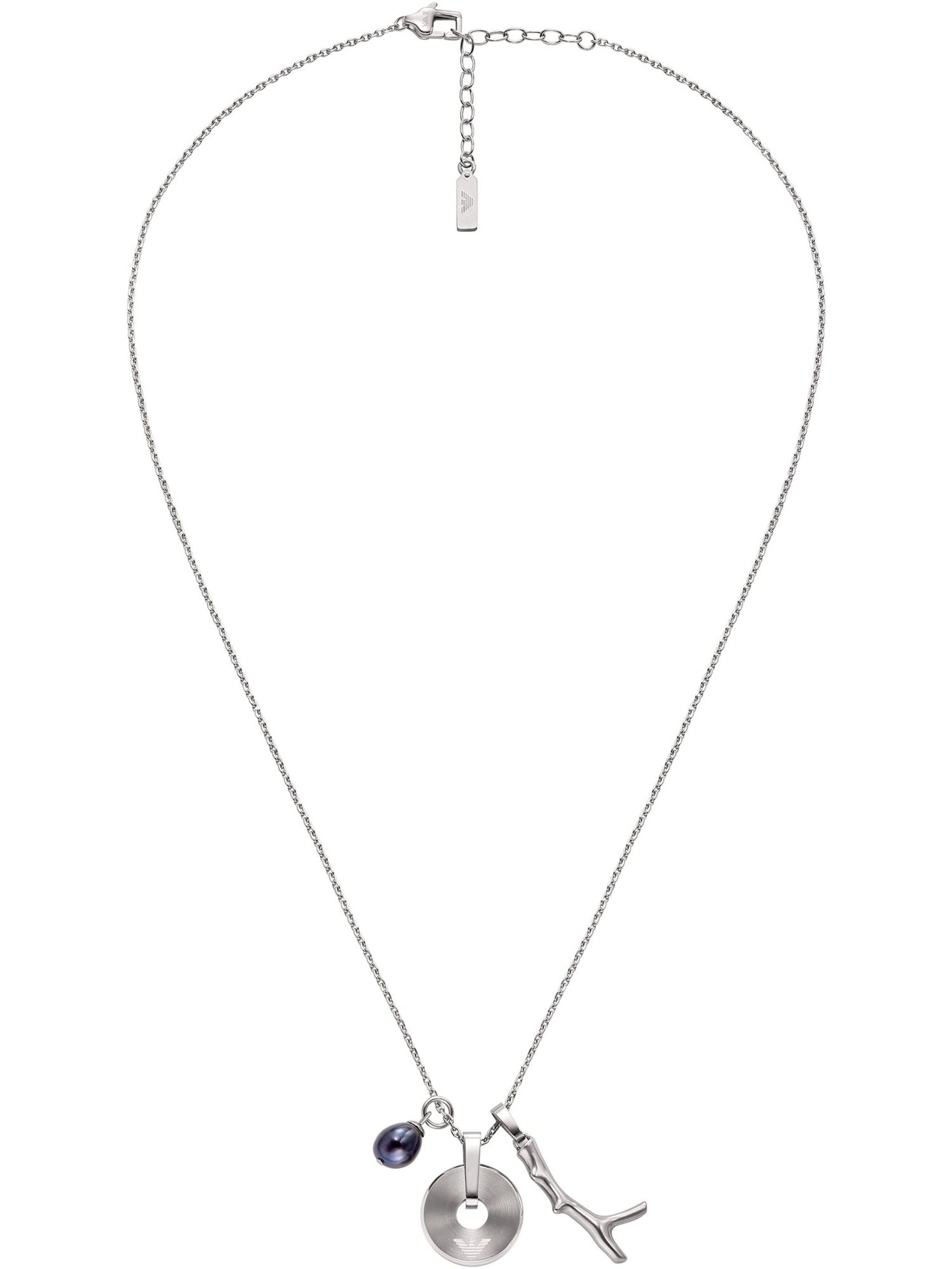 Emporio Armani Necklace in Silver: front