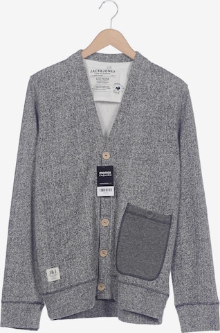 JACK & JONES Sweater & Cardigan in M in Grey: front