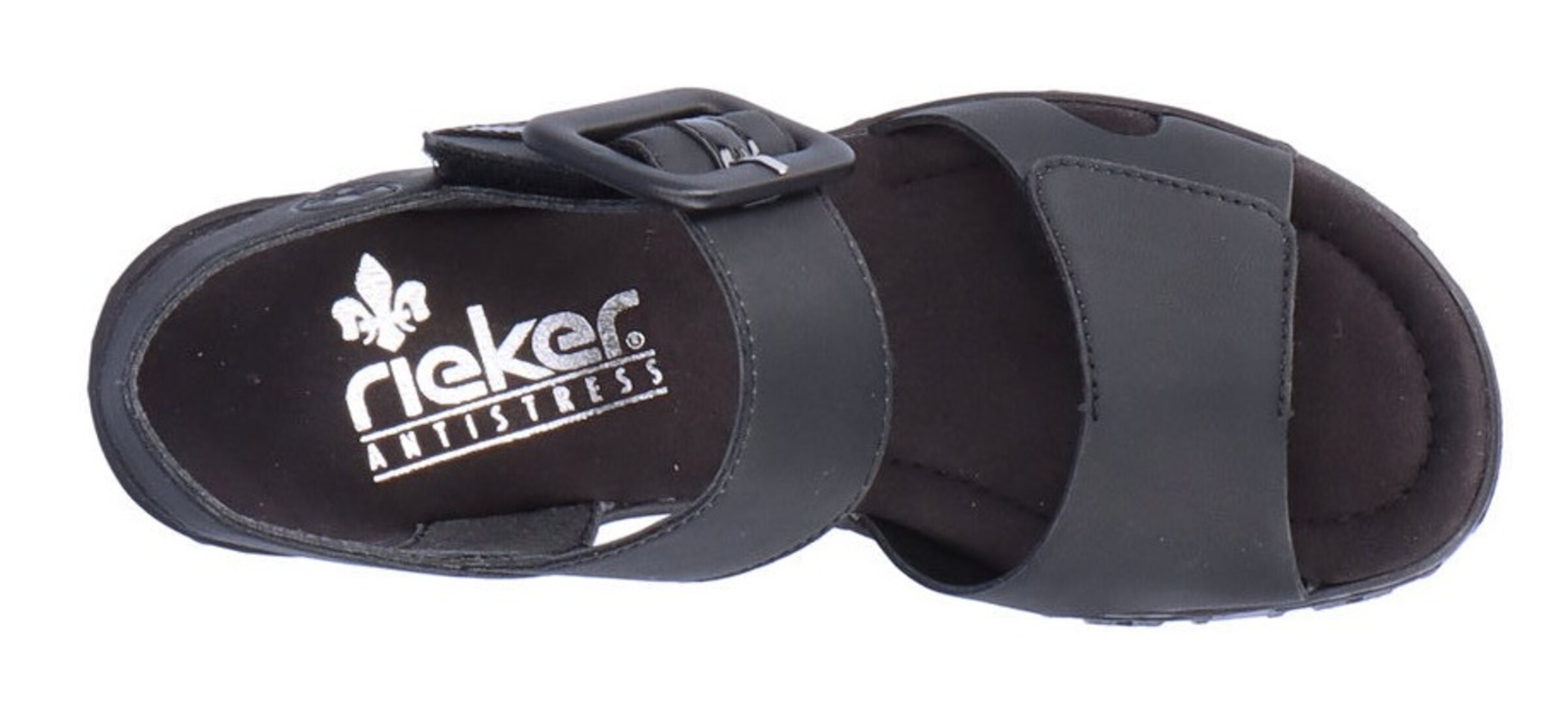 Rieker Pántos szandál - fekete