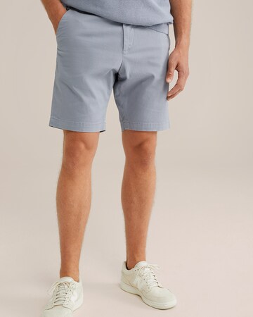 Regular Pantalon chino WE Fashion en bleu : devant