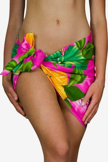 King Kameha Strandtuch 'Big Flower' in 60 x 180 cm in hellpink, Produktansicht