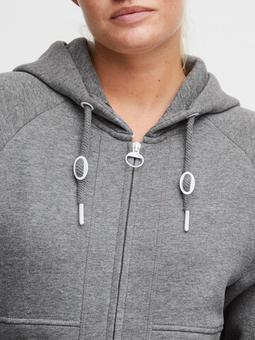 Oxmo - Sudadera con cremallera 'Andie' en gris