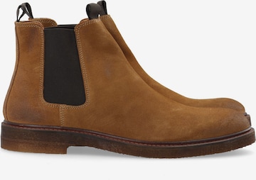 Chelsea Boots Bianco en marron