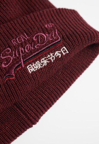 Bonnet Superdry en rouge