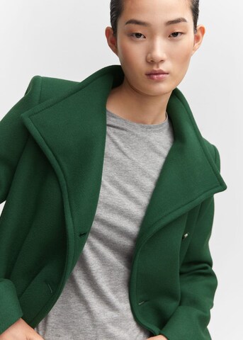 MANGO Between-Seasons Coat 'sirenita' in Green