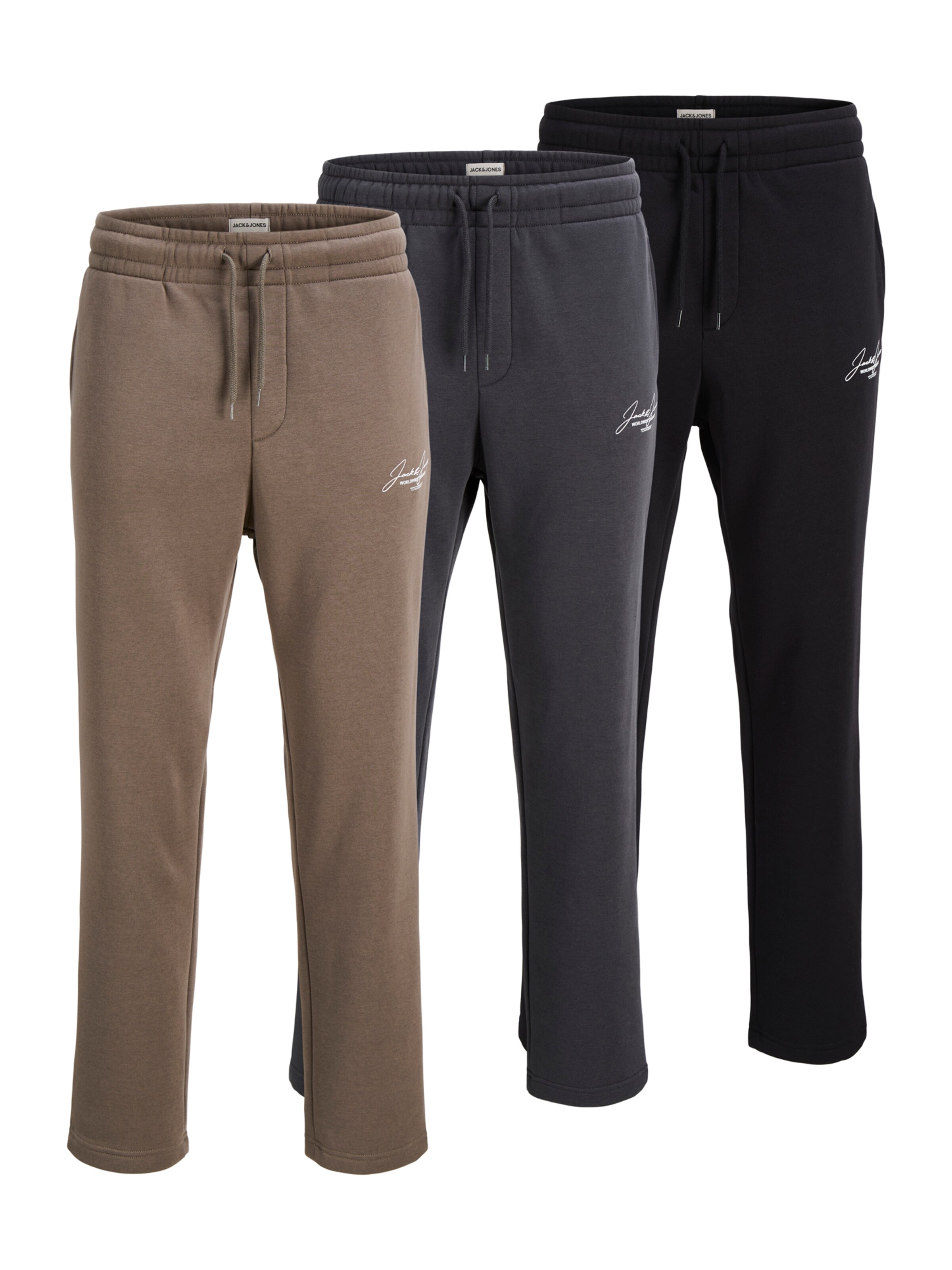 JACK & JONES Štandardný strih Nohavice 'JWHKANE' - Béžová: predná strana