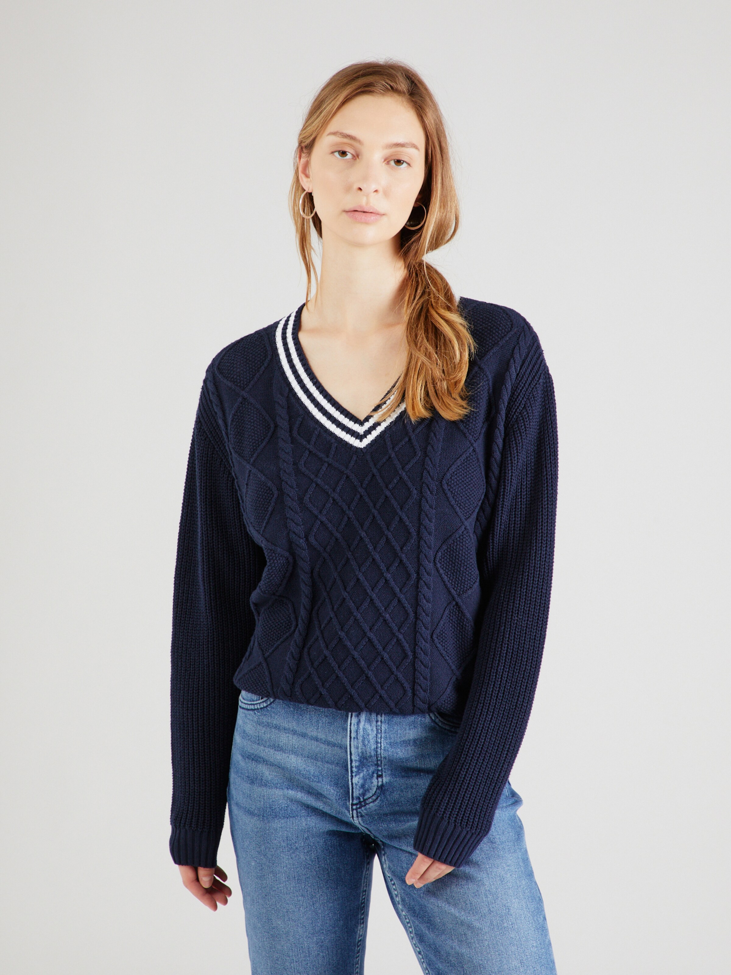 Hollister navy cheap blue sweater