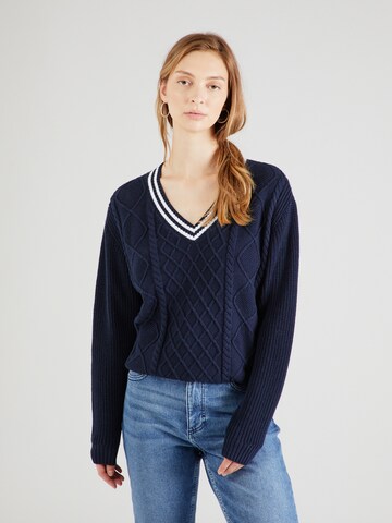 HOLLISTER Sweater in Blue: front