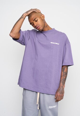 Multiply Apparel - Camiseta en lila: frente