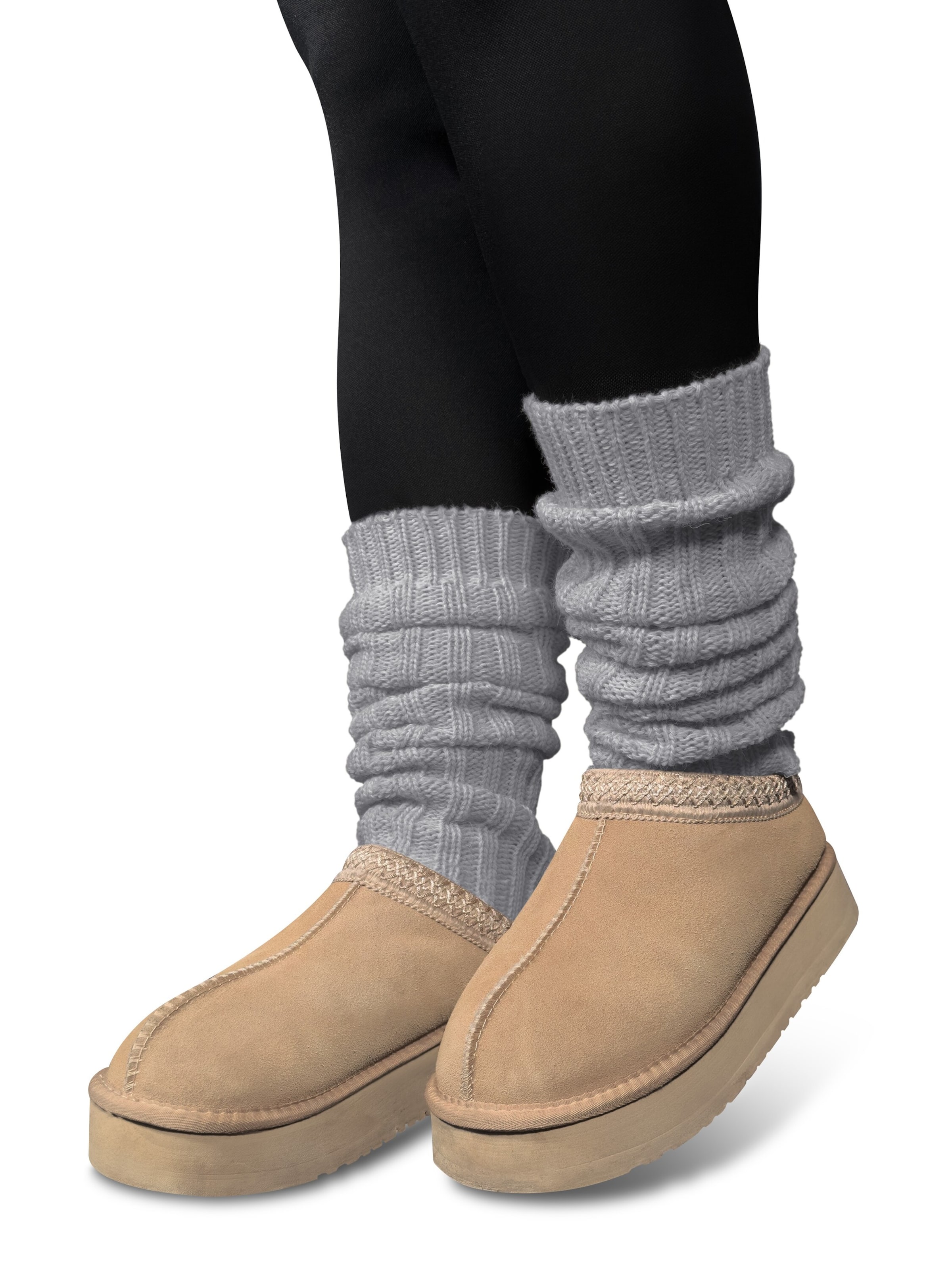 Manchettes normani en beige