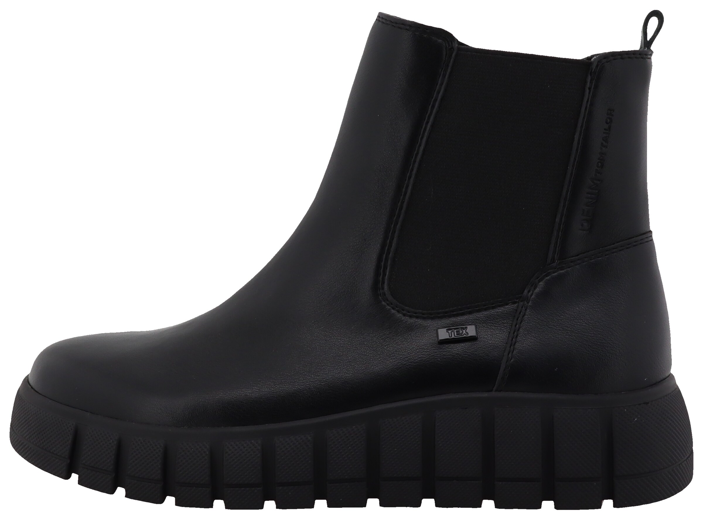 TOM TAILOR Ankle Boots in Schwarz