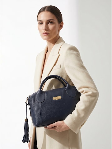 Borsa a mano 'Borsa a Mano Donna Pelle Vacchetta 100% - Modello Lucca Baldinini' di Baldinini Trend in blu