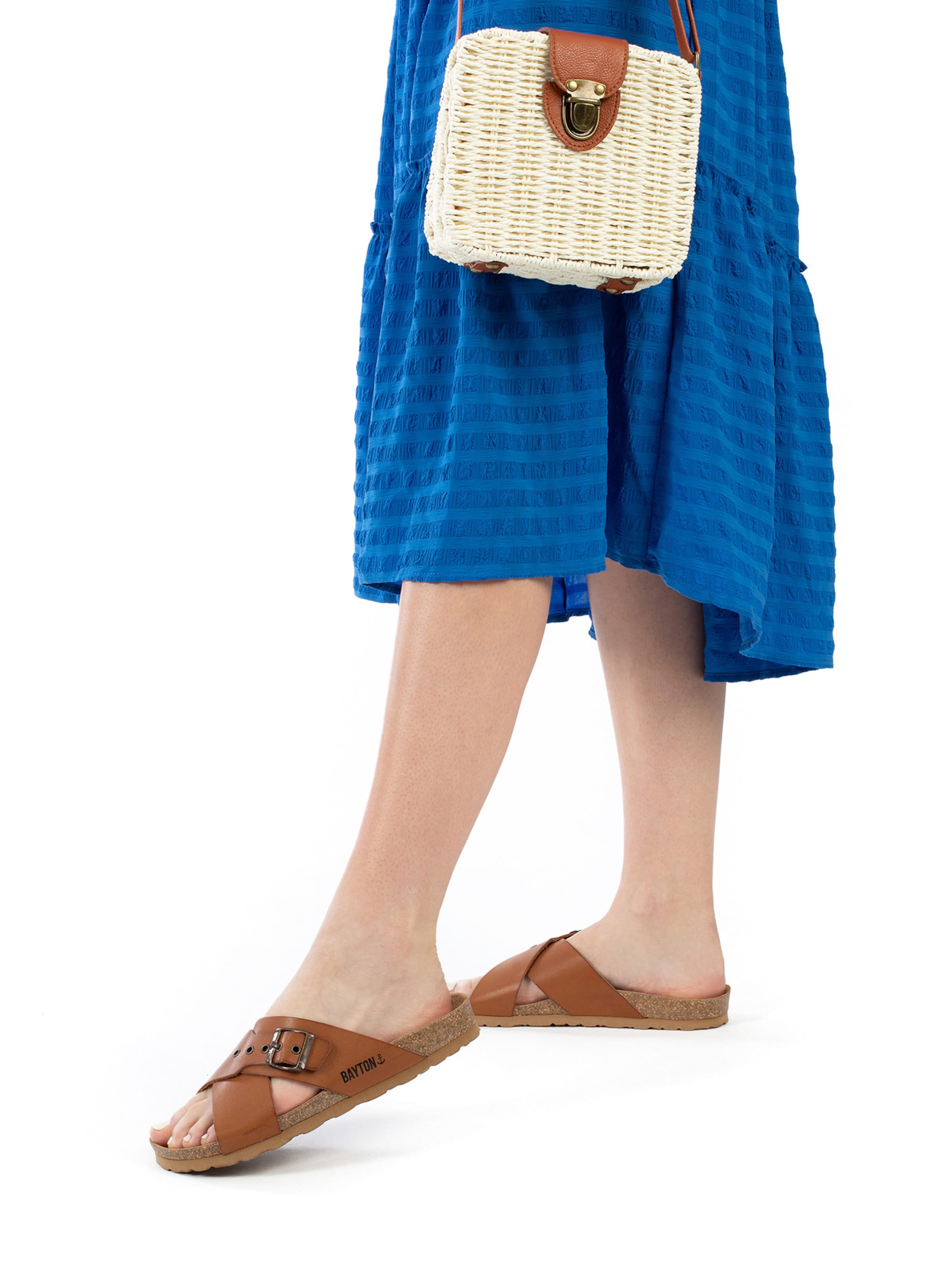 Mule 'Sarria' Bayton en marron : devant