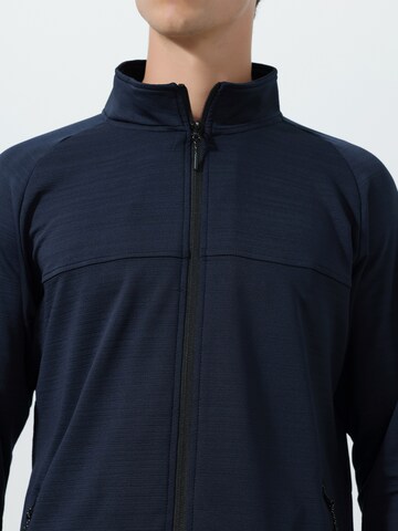 YOUTHUP Sportstrickjacke in Blau