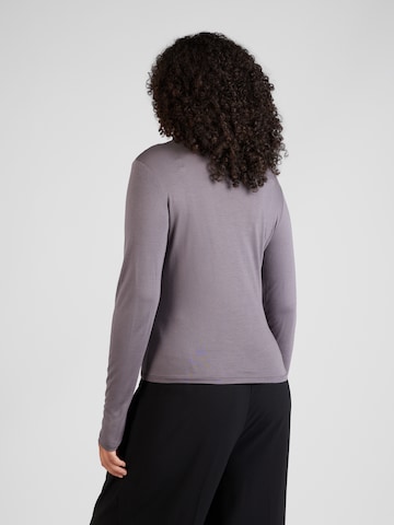 Guido Maria Kretschmer Curvy Shirt 'Ainsley' in Grey: back