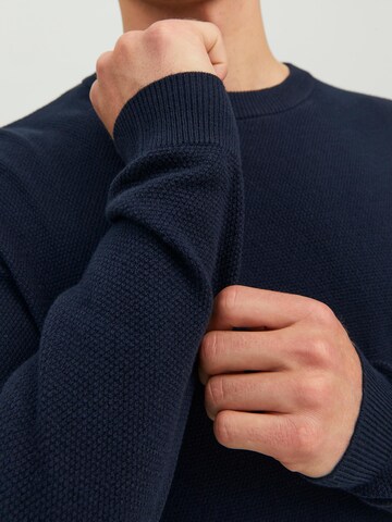 JACK & JONES Pullover 'ROB' in Blau