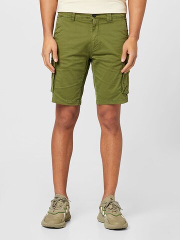 regular Pantaloni cargo di BLEND in verde: frontale