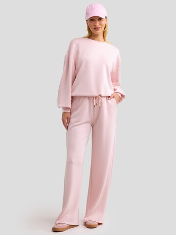 Wide Leg Pantalon 'Lunarap' BIG STAR en rose