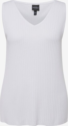 Ulla Popken Sweater in White: front