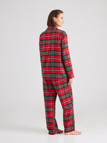 Lauren Ralph Lauren Pyjama 'NOTCH' in Rot