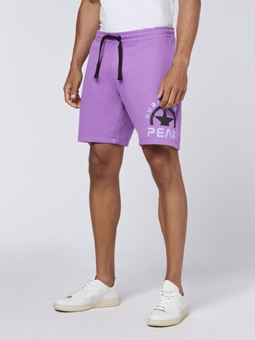 CHIEMSEE Regular Pants in Purple: front