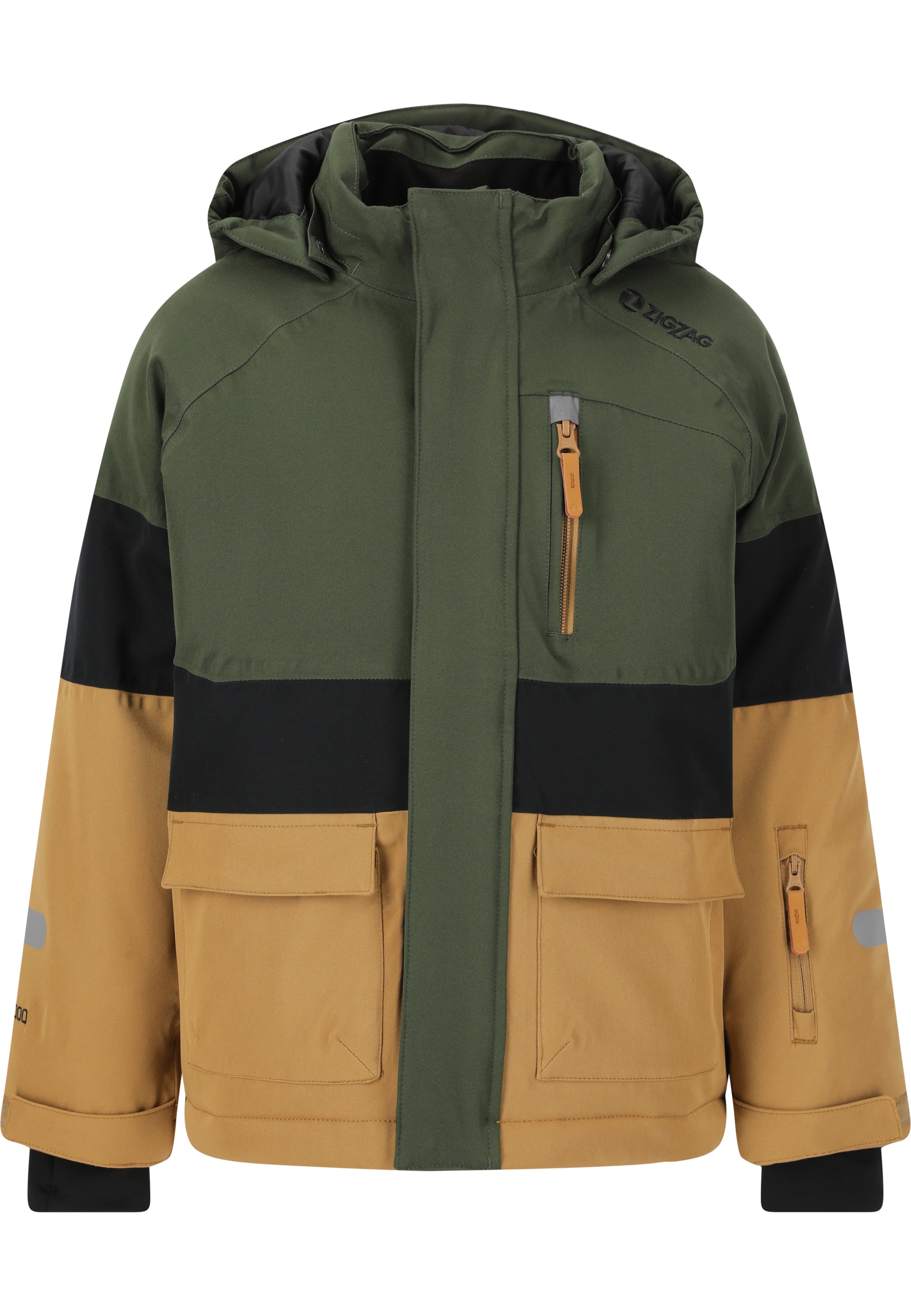 ZigZag Sports jacket 'Taylora' in Yellow: front