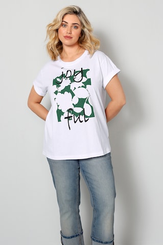 T-shirt Sara Lindholm en blanc : devant