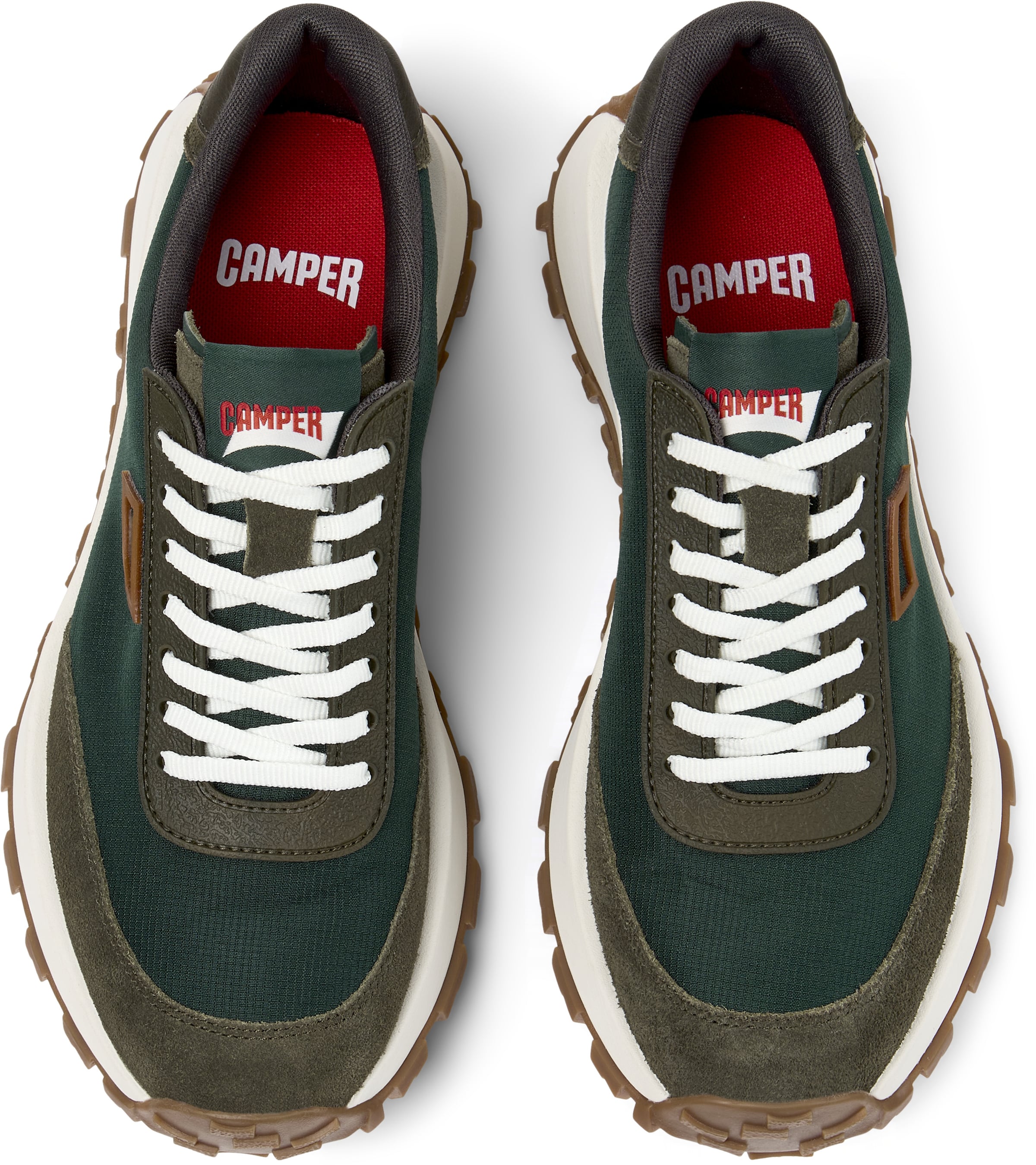 Sneaker bassa 'Drift Trail' di CAMPER in verde