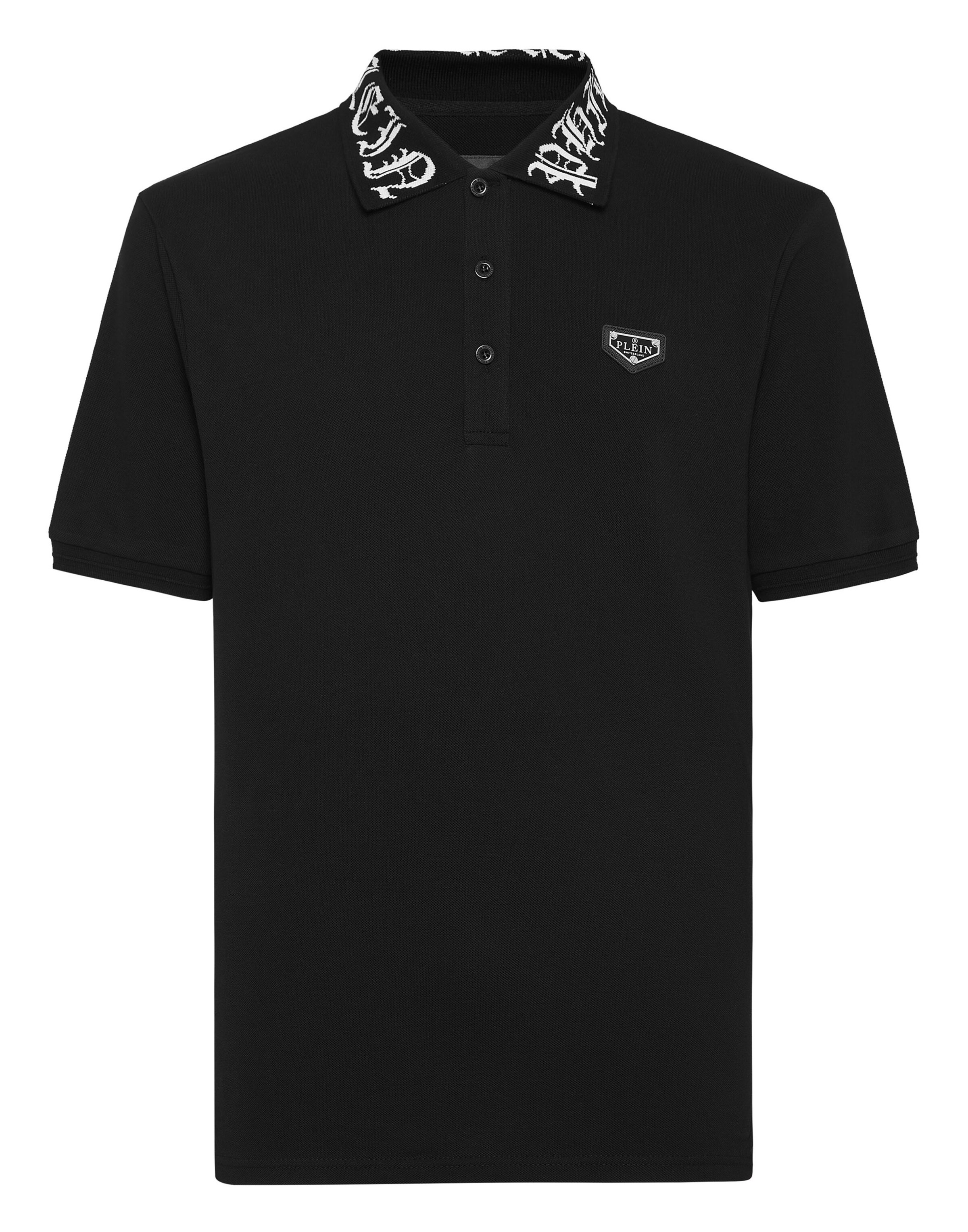 Philipp Plein Shirt 'Gothic' in Zwart: voorkant