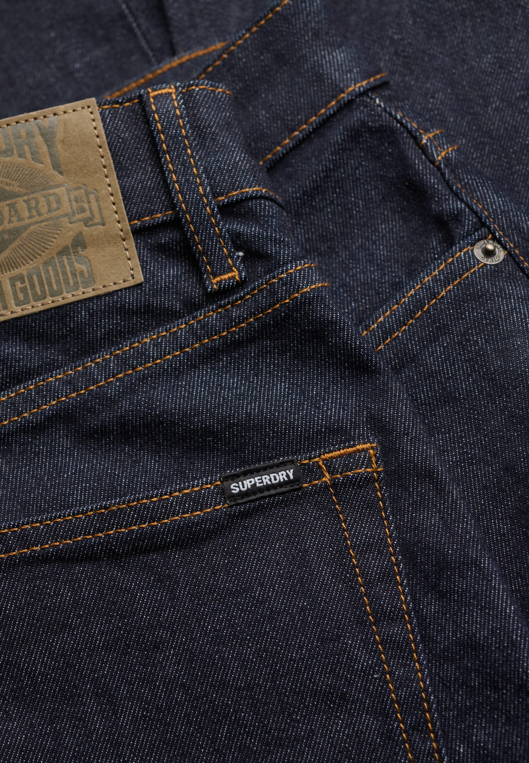 Superdry & Co Slimfit Jeans in Zwart