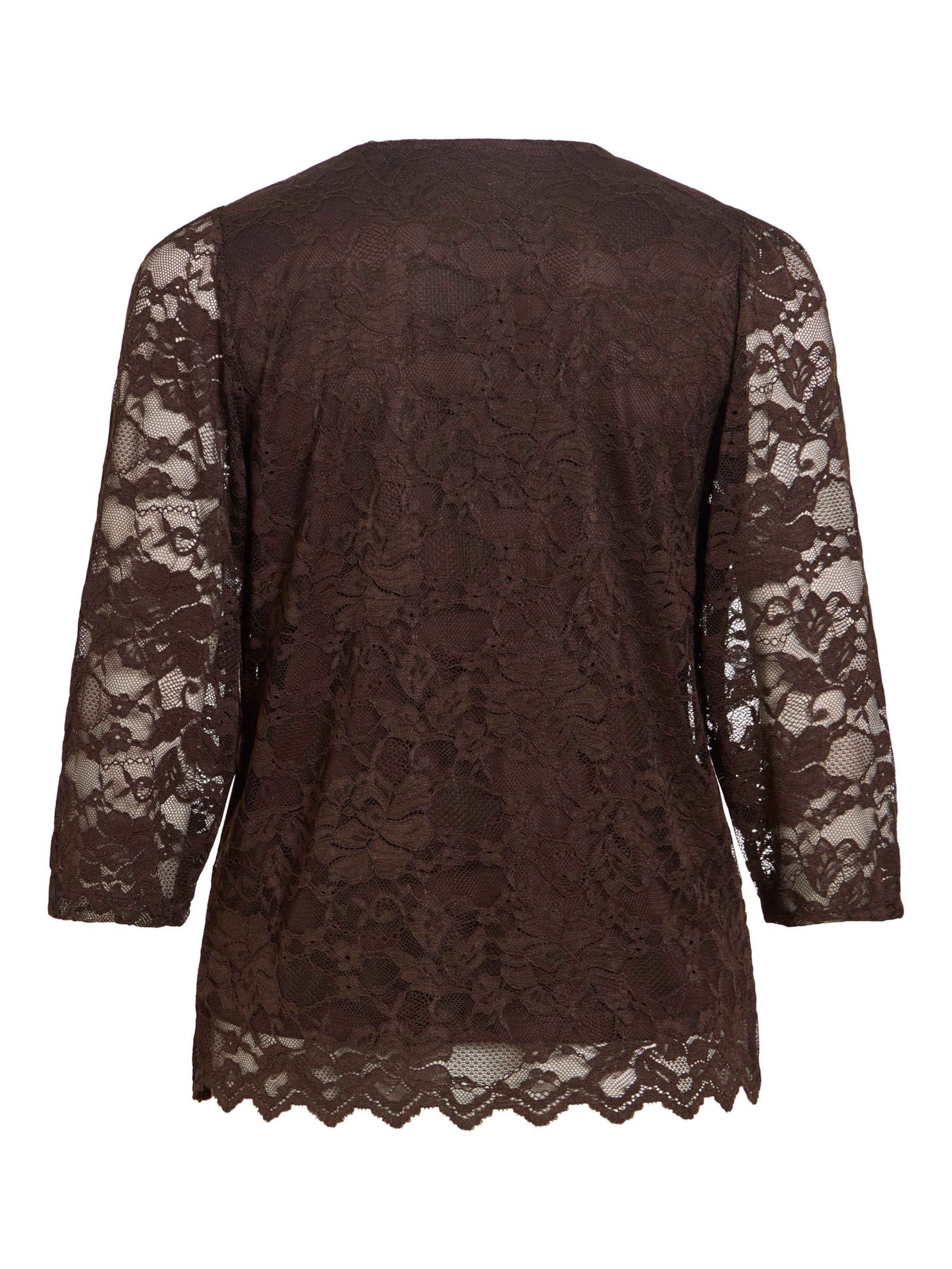 VILA Shirt in Bruin