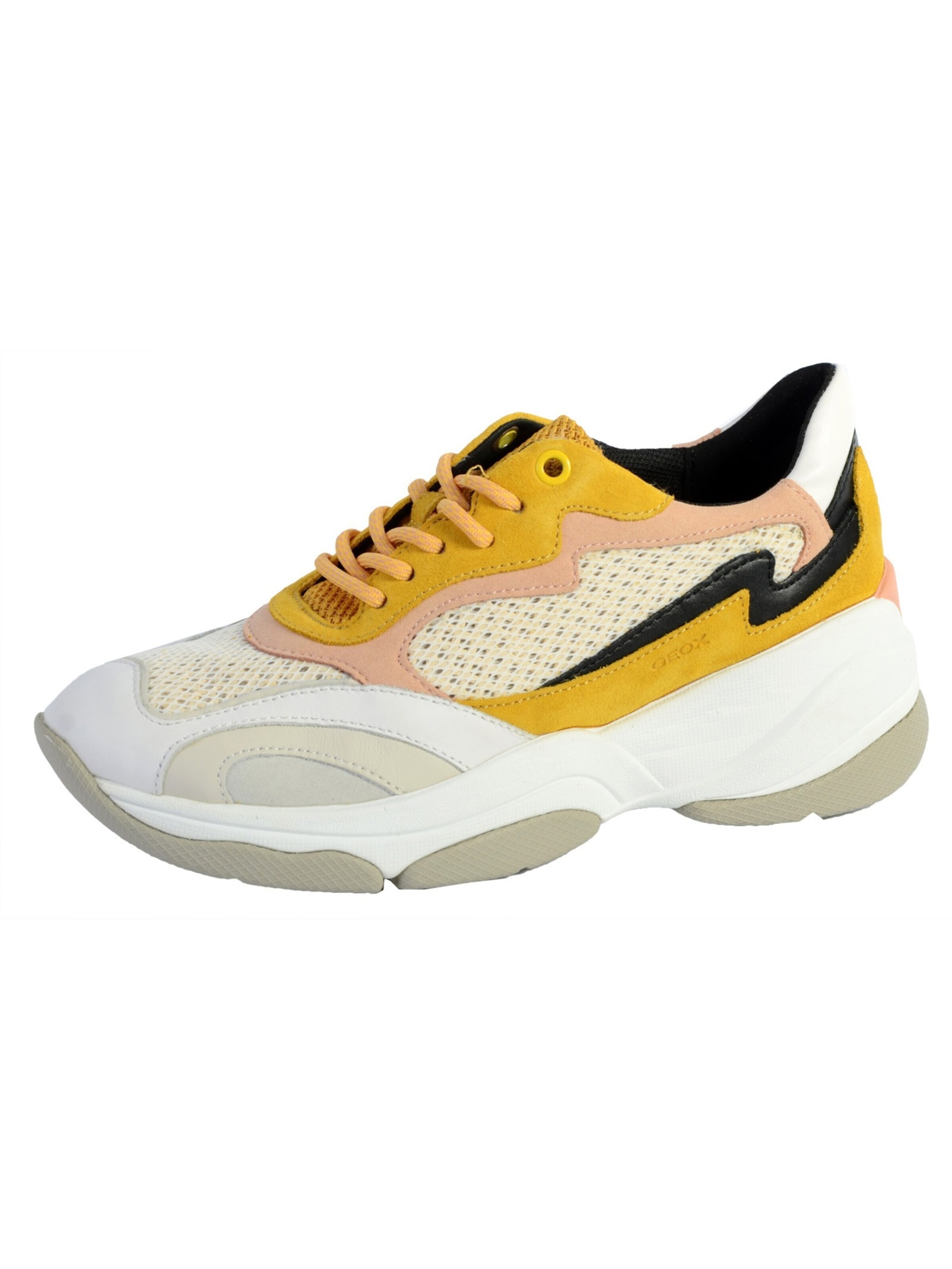 GEOX Sportlicher Schnürschuh‌‌‌‌‌‌‌ in Gelb: Vorderseite