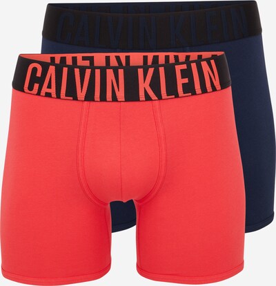 Calvin Klein Underwear Boxershorts in marine / hellrot / schwarz, Produktansicht