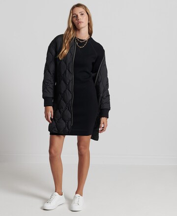 Superdry Knitted dress 'Essential' in Black