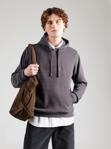 JACK & JONES Sweatshirt 'JORBLEECKER' in Grey: front