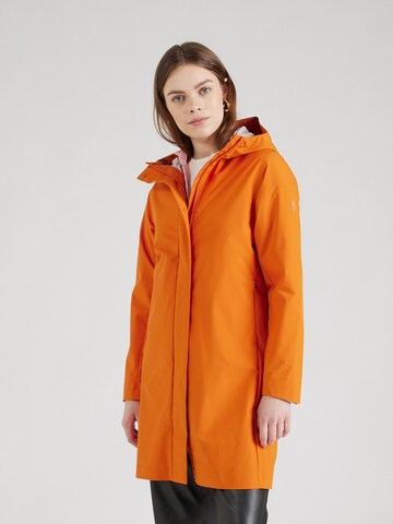 SAVE THE DUCK Between-Seasons Coat 'MAYA' in Orange: front