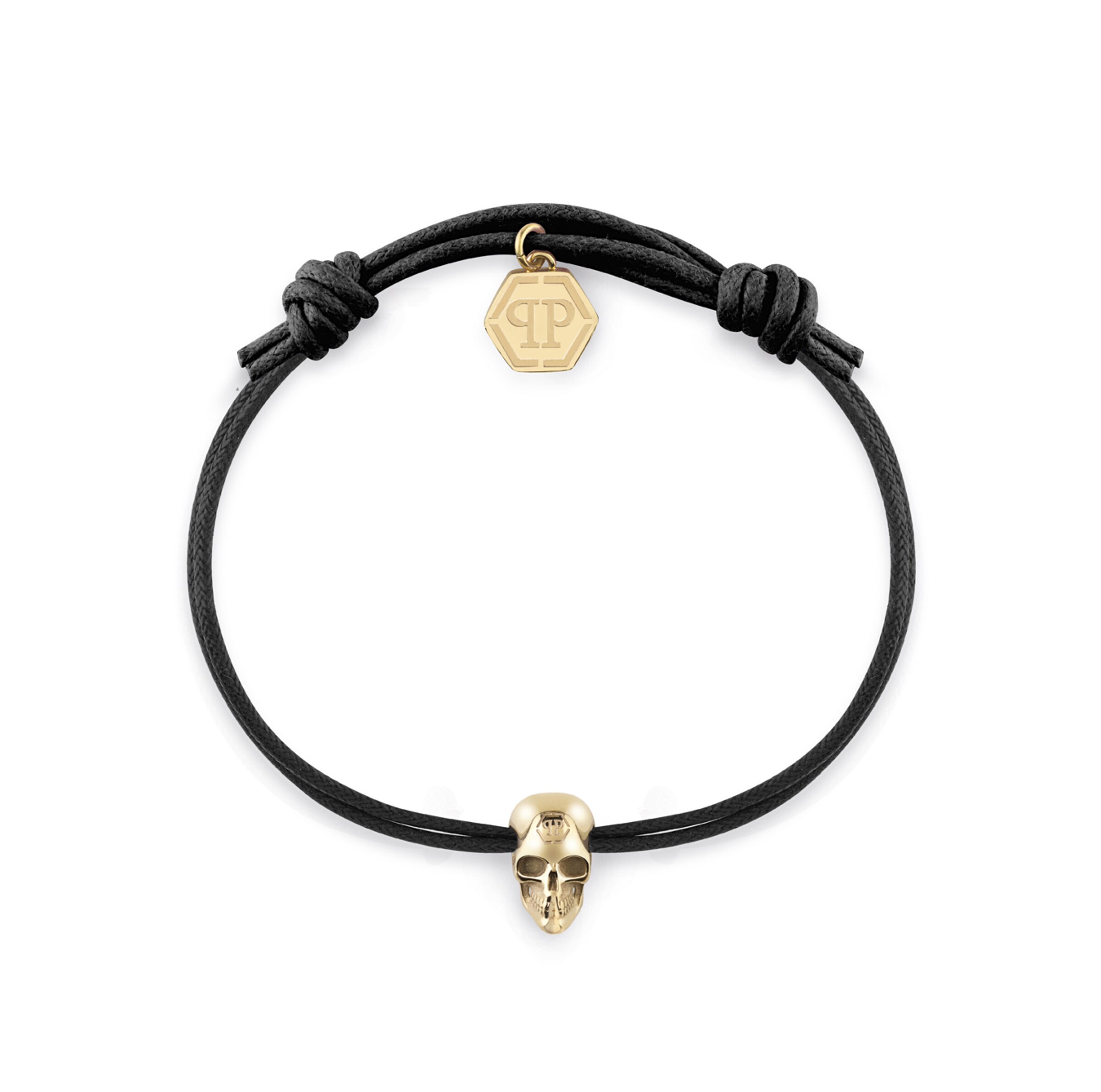 Braccialetto 'Friendship' di Philipp Plein Jewellery in nero: frontale