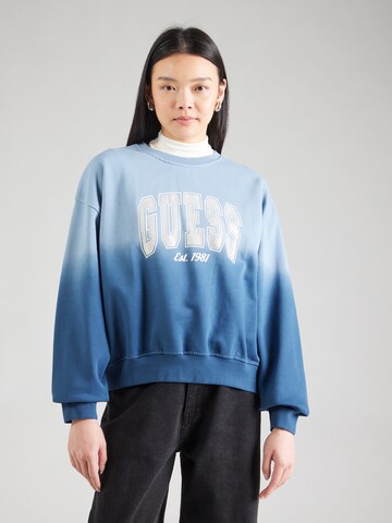 GUESS Sweatshirt in Blue: front