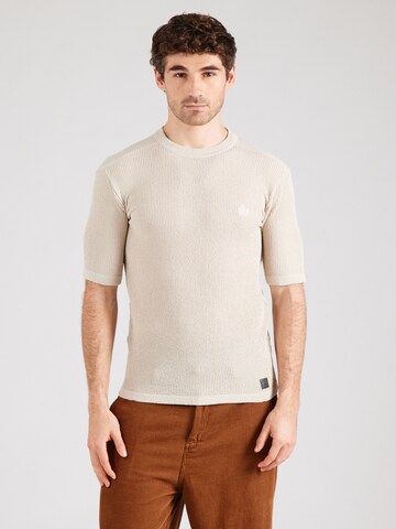 Key Largo Pullover 'DIVINE' in Beige: Vorderseite