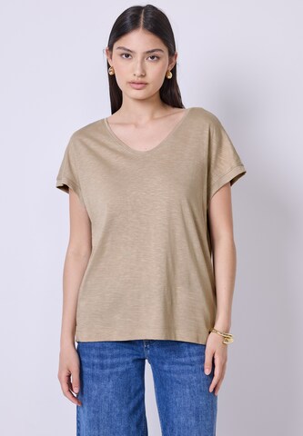 Street One Studio Shirt in Beige: front