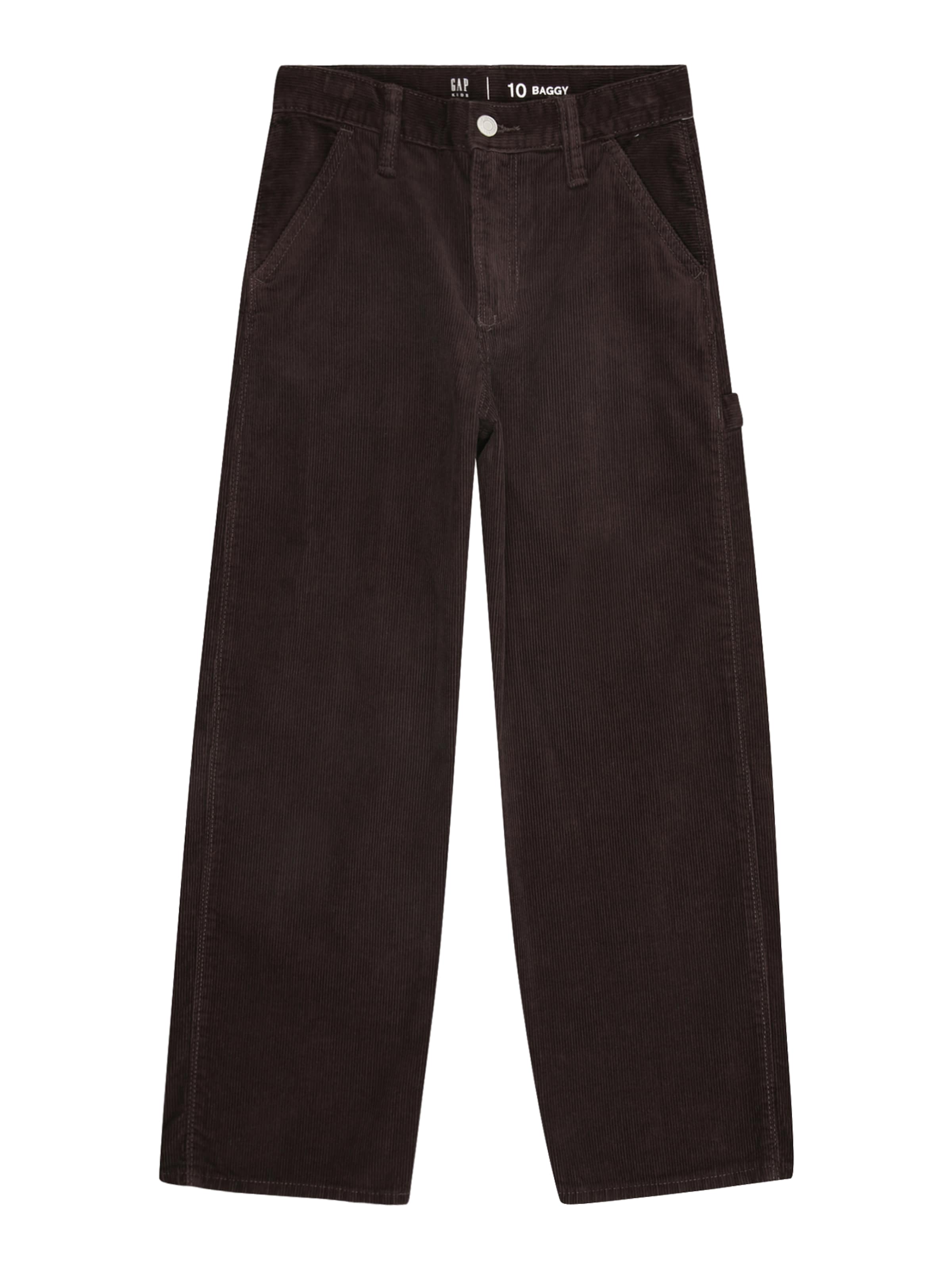 GAP Широка кройка Панталон в кафяво: отпред