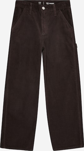 GAP Loosefit Housut värissä ruskea: etupuoli