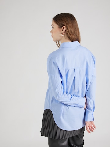 PIECES Blouse 'TANNE' in Blauw