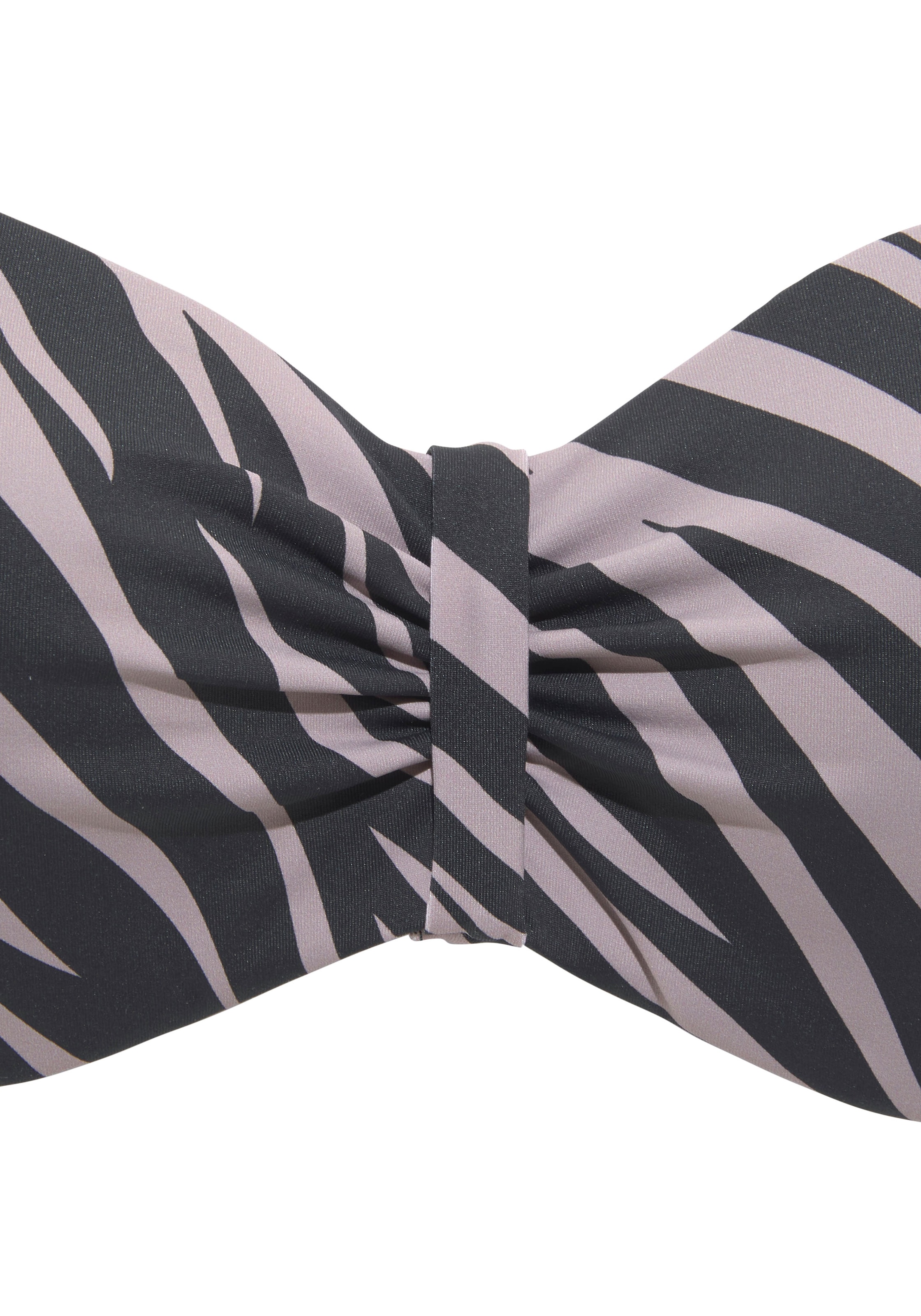 LASCANA Balconette Bikini felső 'Kaa' - fekete