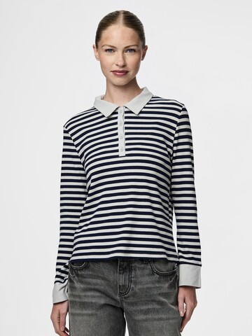 PIECES Shirt 'PCDonna' in Blue: front