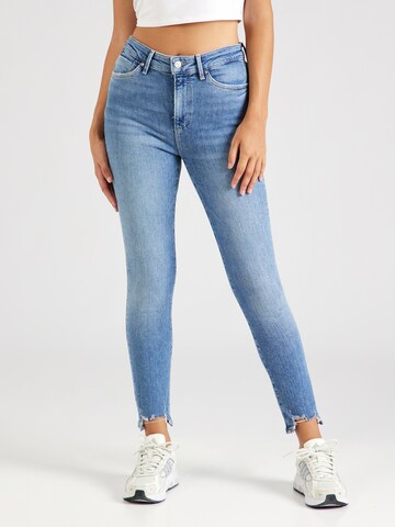 s.Oliver - Skinny Calças de ganga em azul: frente
