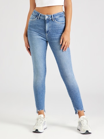 s.Oliver Skinny Jeans i blå: framsida