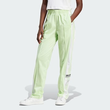 ADIDAS ORIGINALS Loose fit Pants 'Adibreak' in Green: front